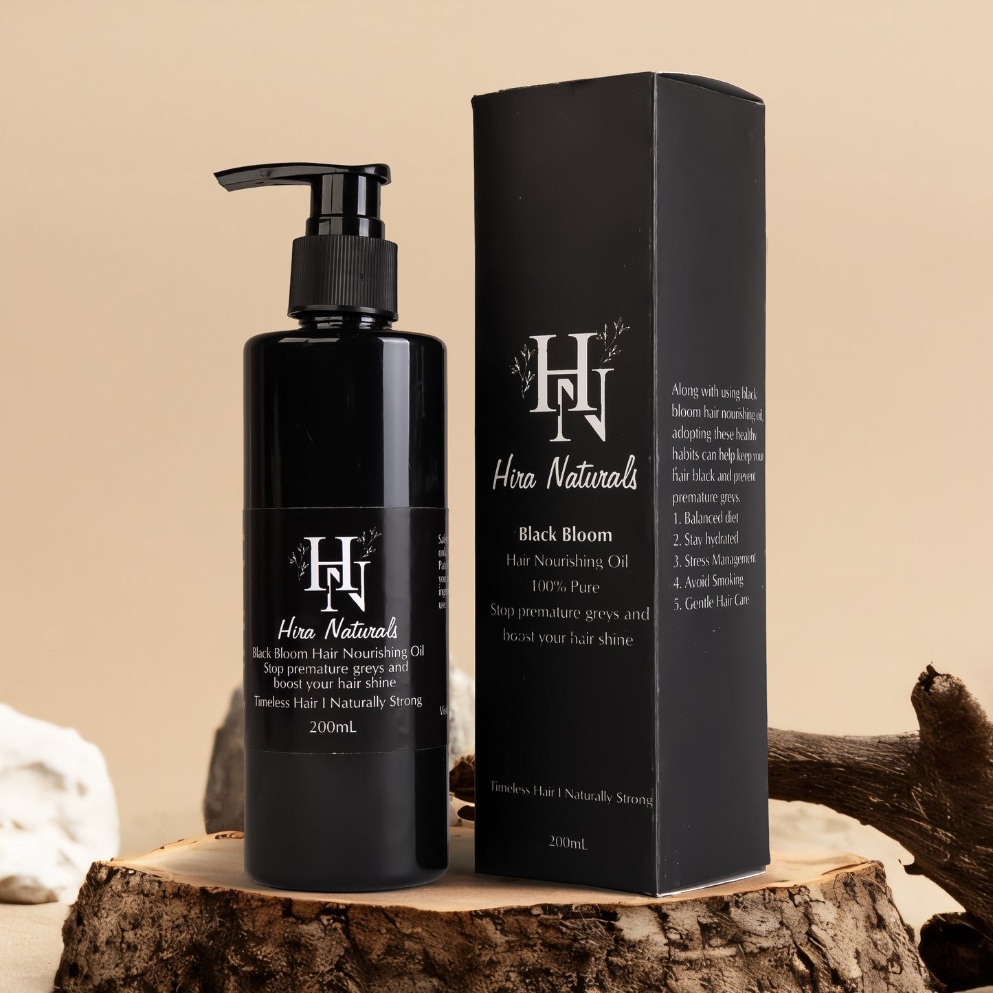 Black Bloom Hair Nourishing Oil