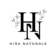 Hira Naturals Logo with letter H and N
